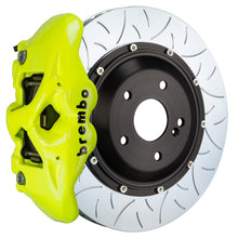 画像をギャラリービューアに読み込む, Brembo 16-21 Land Cruiser Rear GT BBK 4 Piston Cast 380x28 2pc Rotor Slotted Type3- Fluo. Yellow