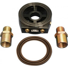 画像をギャラリービューアに読み込む, BLOX Racing Oil Filter Block Adapter Black / For Oil Pressure / Oil Temperature