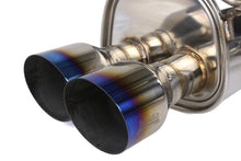 画像をギャラリービューアに読み込む, Invidia 15+ Subaru STI 4Dr Q300 Single Layer Titanium Burnt Quad Tip Cat-Back Exhaust