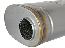 画像をギャラリービューアに読み込む, aFe MACH Force-Xp Muffler 2-1/2 IN ID Offset/Dual x 18 IN L x 8 IN W x 5 IN H - Oval Body