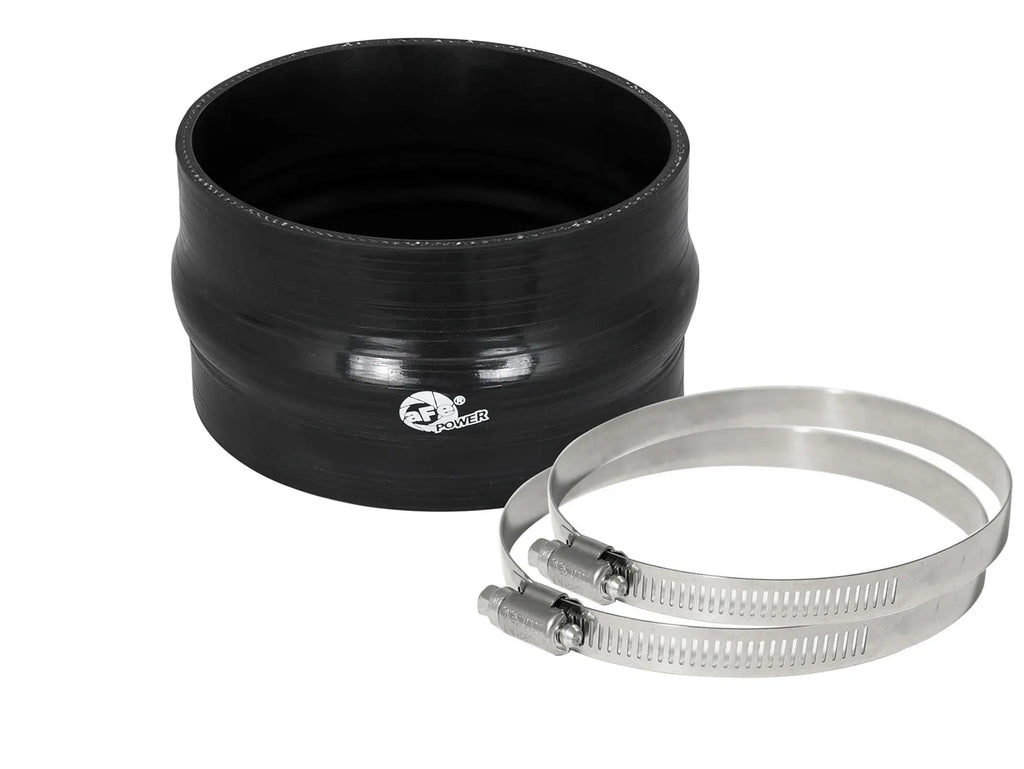 aFe Magnum FORCE 4.75in ID 3in L Straight Reducing Bellow Coupler - Black