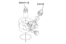 画像をギャラリービューアに読み込む, GReddy STD High Block Oil Cooler Assembly - M20xP1.5 10 AN