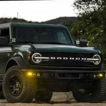 画像をギャラリービューアに読み込む, Baja Designs 21-22 Ford Bronco w/Steel Bumper S2 SAE Sportsmen Fog Pocket Light Kit - Clear