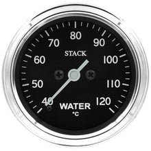 画像をギャラリービューアに読み込む, Autometer Stack 52mm 40-120 Deg C 1/8in NPTF Male Pro Stepper Motor Water Temp Gauge - Classic