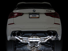 画像をギャラリービューアに読み込む, AWE Tuning 20-25 BMW X3 M/M Comp (F97) AWD SwitchPath Axle-Back Exhaust - Diamond Black Tips