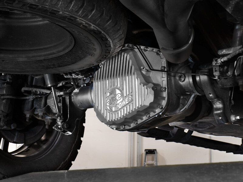 aFe POWER Street Series Rear Diff Cover Raw w/ Machined Fins Ford F-250/350 23-26 (Sterling 11.6)