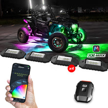 画像をギャラリービューアに読み込む, XK Glow RGBW 4pc Addressable LED Rock Light Kit