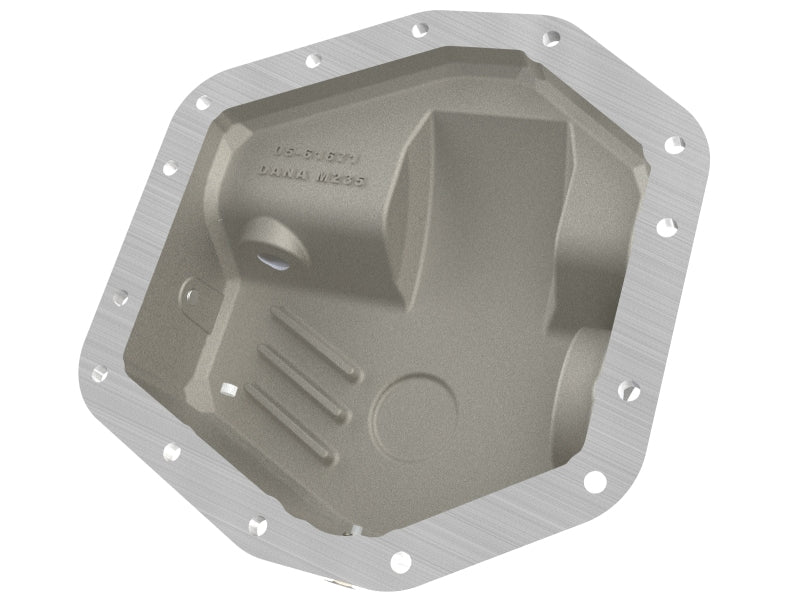 aFe POWER Street Series Front Diff Cover Raw w/ Machined Fins Ford F-250/350 23-26(Dana M235)