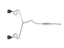 画像をギャラリービューアに読み込む, aFe Subaru WRX/STi 15-21 H4-2.0/2.5L Takeda 3in to 2-1/2in Stainless Cat-Back Exhaust Crbn Fiber Tip