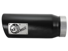 画像をギャラリービューアに読み込む, aFe MACH Force-Xp Universal Exhaust Tip 4 IN Inlet x 5 IN Outlet x 12 IN L- Black Tip