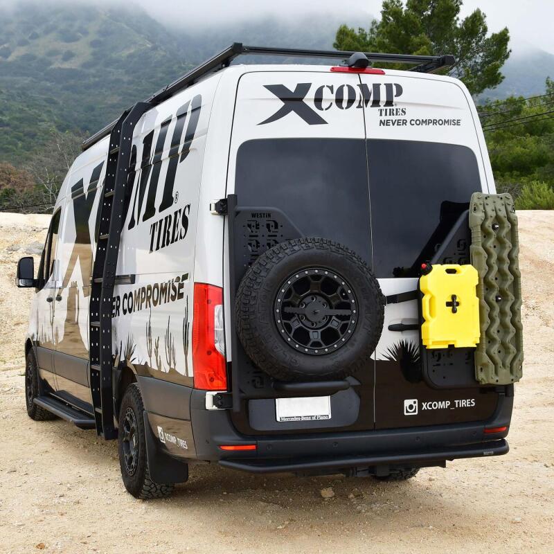 Westin 19-24 Mercedes-Benz Sprinter Accessory Carrier For XTS - Rear Driver Side - Textured Black