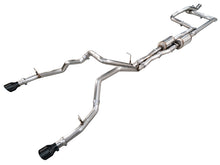 画像をギャラリービューアに読み込む, AWE Tuning 2025+ RAM 1500 RHO 3.0 I6 TT 0FG Dual Rear Exit Cat-Back Exhaust - Diamond Black Tips