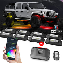 画像をギャラリービューアに読み込む, XK Glow RGBW 12pc Addressable LED Rock Light Kit