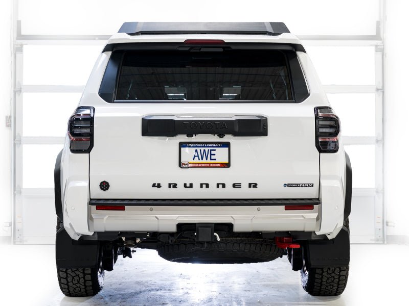 AWE Tuning 2024+ Toyota Land Cruiser / 2025+ Toyota 4Runner 0FG Cat-Back Exhaust w/ BashGuard
