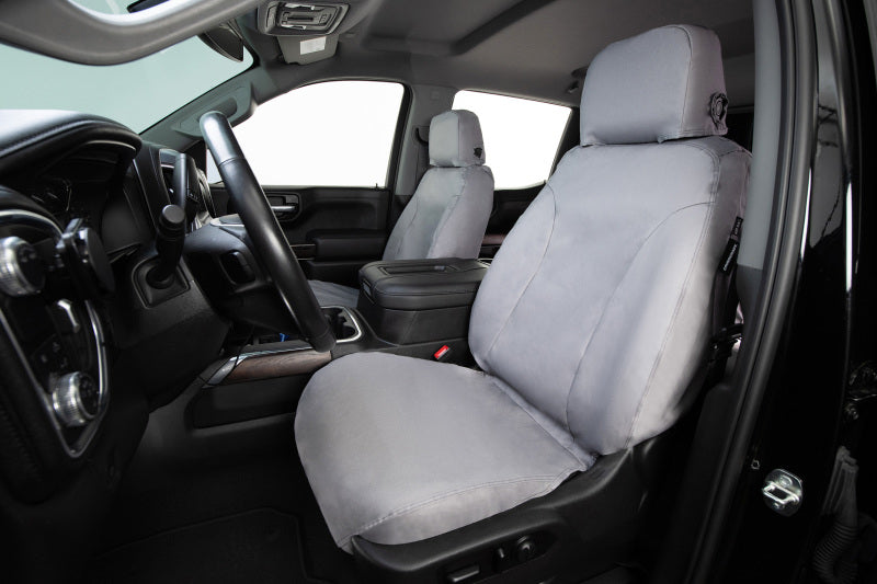 Covercraft 22-26 GMC Sierra 1500 SeatSaver Custom Seat Cover - Polycotton Grey