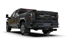 画像をギャラリービューアに読み込む, Rally Armor 20-26 GMC Sierra 2500/3500 HD Denali Black Mud Flap w/White Logo