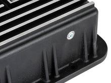 画像をギャラリービューアに読み込む, aFe POWER Transmission Pan Ford Trucks 80-92 (AOD Transmission)- Black w/ Machined Fins