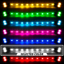 画像をギャラリービューアに読み込む, XK Glow Strip Single Color Underglow LED Accent Light Car/Truck Kit White - 8x24In Tube + 4x8In