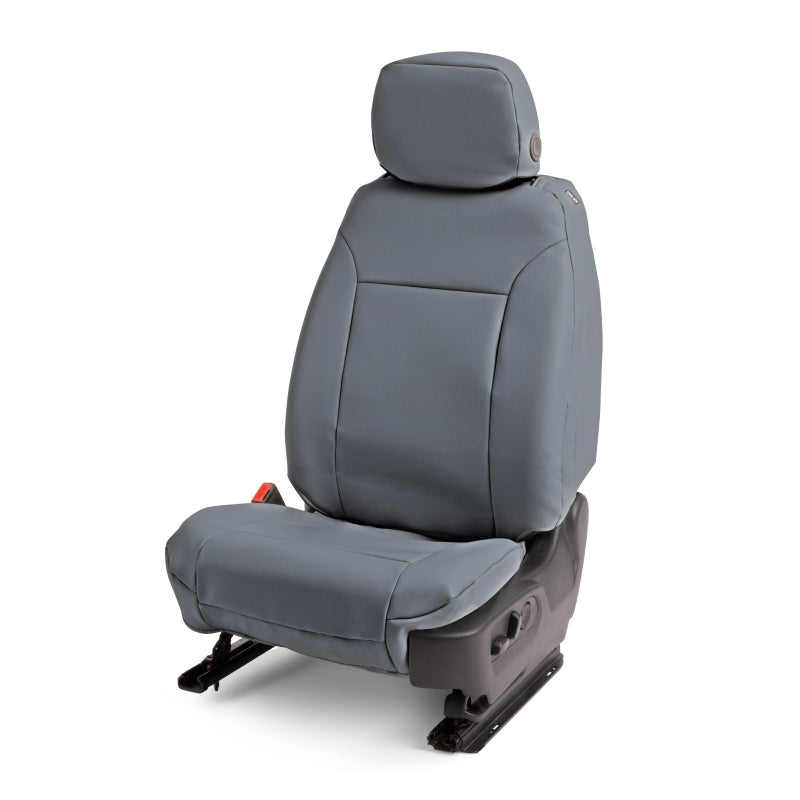 Covercraft 24-25 Ford F250-F550 Leatherette PrecisionFit Custom Front Row Seat Covers - Medium Grey