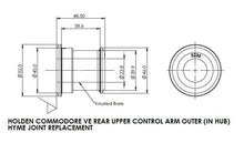 画像をギャラリービューアに読み込む, SuperPro 2008 Pontiac G8 Rear Upper Control Arm Outer Bushing Set