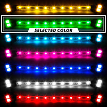 画像をギャラリービューアに読み込む, XK Glow Strip Single Color Underglow LED Accent Light Car/Truck Kit Green - 8x24In Tube + 4x8In