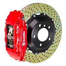 画像をギャラリービューアに読み込む, Brembo 04-09 RX300/RX330/RX350/RX400h Front GT BBK 4 Piston Cast 2pc 355x32 2pc Rotor Drilled-Red