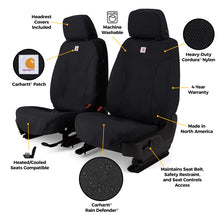 画像をギャラリービューアに読み込む, Covercraft 24-25 Jeep Wrangler Fr Buckets El Carhartt Super Dux SeatSaver Custom Front Row Seat Cvr