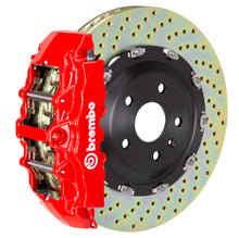 画像をギャラリービューアに読み込む, Brembo 00-06 Suburban/Yukon XL Fr GT BBK 6Pis Cast 2pc 380x34 2pc Rotor Drilled-Red