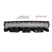 画像をギャラリービューアに読み込む, ANZO 15-23 Dodge Charger Black LED Grille w/ Initiation &amp; Running Light/DRL Bar