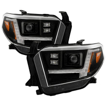 画像をギャラリービューアに読み込む, Spyder Signature 14-21 Toyota Tundra SR/SR5 Projector Headlights - Black (PRO-YD-TTU14V2SI-SBSEQ-BK)