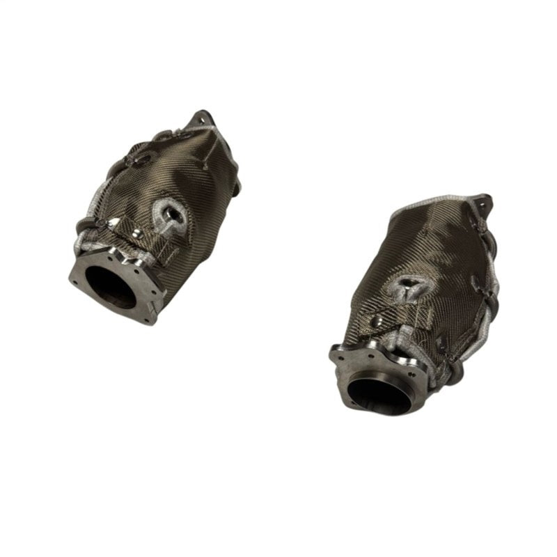 Kooks 23+ Chevrolet Corvette C8 Z06/LT6 5.5L 3in. SS 5in. Bodied Ultra-GREEN Conn. w/Blankets