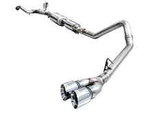 画像をギャラリービューアに読み込む, AWE Tuning 0FG Exhaust for 3rd Gen Toyota Tundra - Dual Chrome Silver Tips
