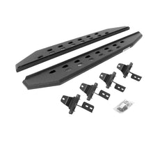 画像をギャラリービューアに読み込む, Go Rhino 18-22 Jeep Wrangler JL 2DR RB20 Slim Running Boards Kit (Incl. Brackets) - Bedliner Coating