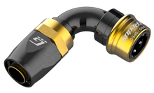 画像をギャラリービューアに読み込む, GReddy PRO/SPEC - 90 Degree AN16 Quick-Release Swivel Hose End(s) - Black / Gold anodized