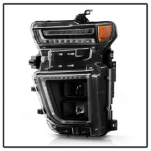 画像をギャラリービューアに読み込む, Spyder 20-23 Chevy Silverado 2500/3500 Proj Headlights - LED DRL - Black PRO-YD-CSHD20SI-SEQ-BK