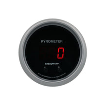 画像をギャラリービューアに読み込む, Autometer 52.4mm Black Two Channel 0-2000 Degree Pyrometer (EGT) Sport-Comp Elite Digital Gauge