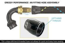 画像をギャラリービューアに読み込む, GReddy AN04 90 DEGREE HOSE END SWIVEL BLACK/GOLD ANODIZED