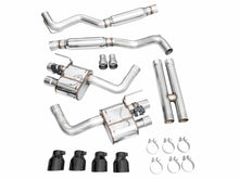 画像をギャラリービューアに読み込む, AWE 2024 Ford Mustang GT Fastback S650 RWD SwitchPath Cat-Back Exhaust w/ Quad Diamond Black Tips