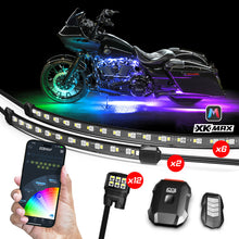 画像をギャラリービューアに読み込む, XK Glow XKmax RGBW 20pc addressable Motorcycle Underglow Light Kit