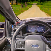 画像をギャラリービューアに読み込む, Banks Gauge Pod Kit 2023-2024 Ford F250-450 &amp; 2021-24 F150  iDash Stealth Pod Mount - Dual Gauge