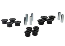 画像をギャラリービューアに読み込む, Whiteline 1999-2018 Chevrolet Silverado 1500 Spring - Eye Front/Rear And Shackle Bushing