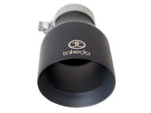 画像をギャラリービューアに読み込む, aFe Takeda Universal Exhaust Tip 3 IN Inlet x 5 IN Outlet x 9 IN L- Black