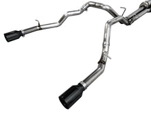 画像をギャラリービューアに読み込む, AWE Tuning 25+ RAM 1500 3.0TT 0FG Cat-Back Touring Exhaust - Diamond Black Tips