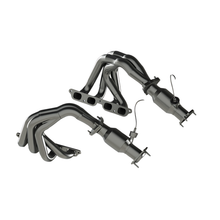 画像をギャラリービューアに読み込む, Kooks 22+ Chevrolet C8 Corvette Z06 LT6 SS Tri-Y Headers w/ GREEN Cats w/ Heat Blankets