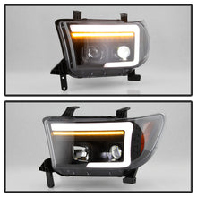 画像をギャラリービューアに読み込む, Spyder 07-09 Toyota Tundra Projector Headlights - Black (PRO-YD-TTU07V3PL-SEQ-BK)