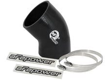 画像をギャラリービューアに読み込む, aFe Magnum FORCE Intake Coupling Kit (3 IN ID to 3-1/4 IN ID x 45 Deg.) Elbow Coupler - Black