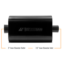 画像をギャラリービューアに読み込む, Mishimoto Muffler with 2.5in Center Inlet/Outlet - Angled Tip - Black