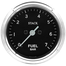 画像をギャラリービューアに読み込む, Autometer Stack 52mm 0-7 Bar M10 Male Pro Stepper Motor Fuel Pressure Gauge - Classic