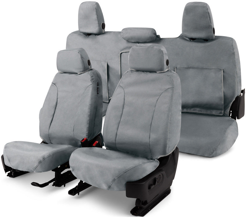 Covercraft 17-18 Dodge RAM P/U Waterproof Polyester SeatSaver Custom Front Row Seat Covers - Grey