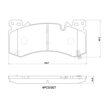 画像をギャラリービューアに読み込む, Brembo OE 21-24 Cadillac Escalade/Suburban/23-24 Chevy Silverado 1500 Ceramic Brake Pad - Front